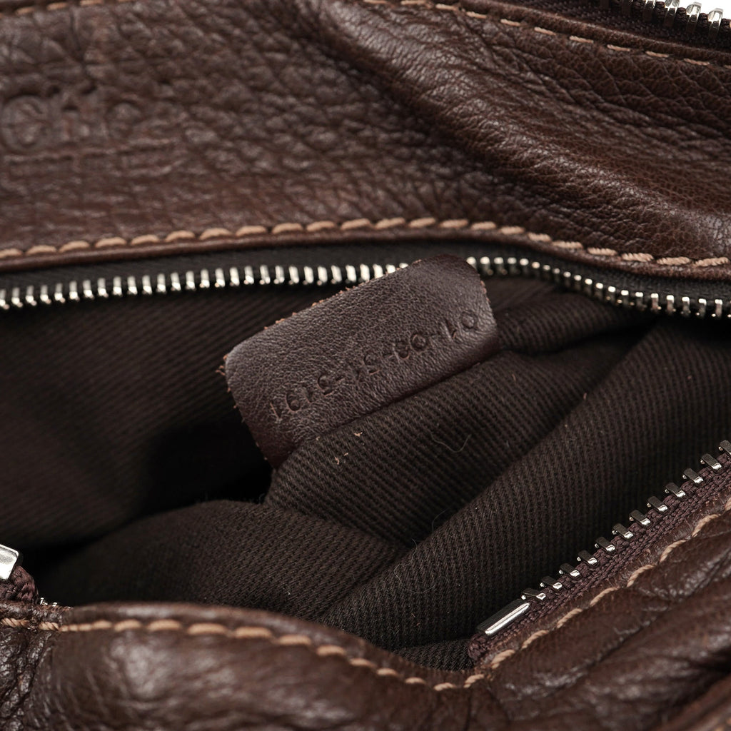 Brown Leather Paddington Shoulder Bag