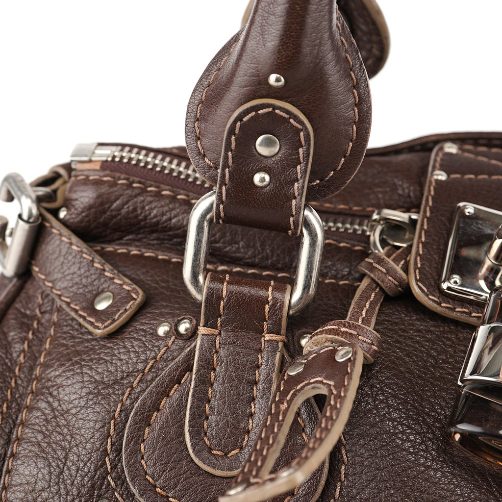 Brown Leather Paddington Shoulder Bag