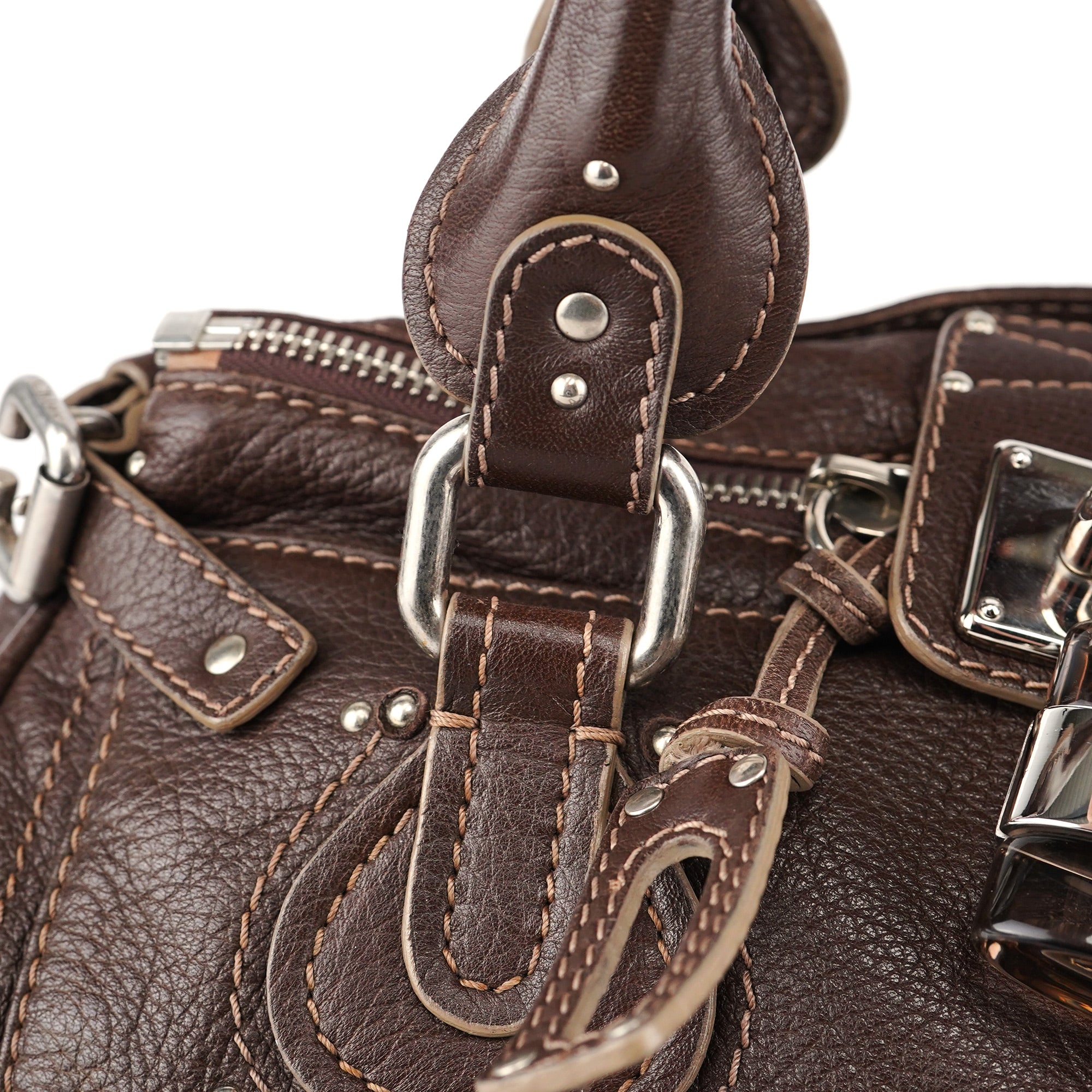 Brown Leather Paddington Shoulder Bag