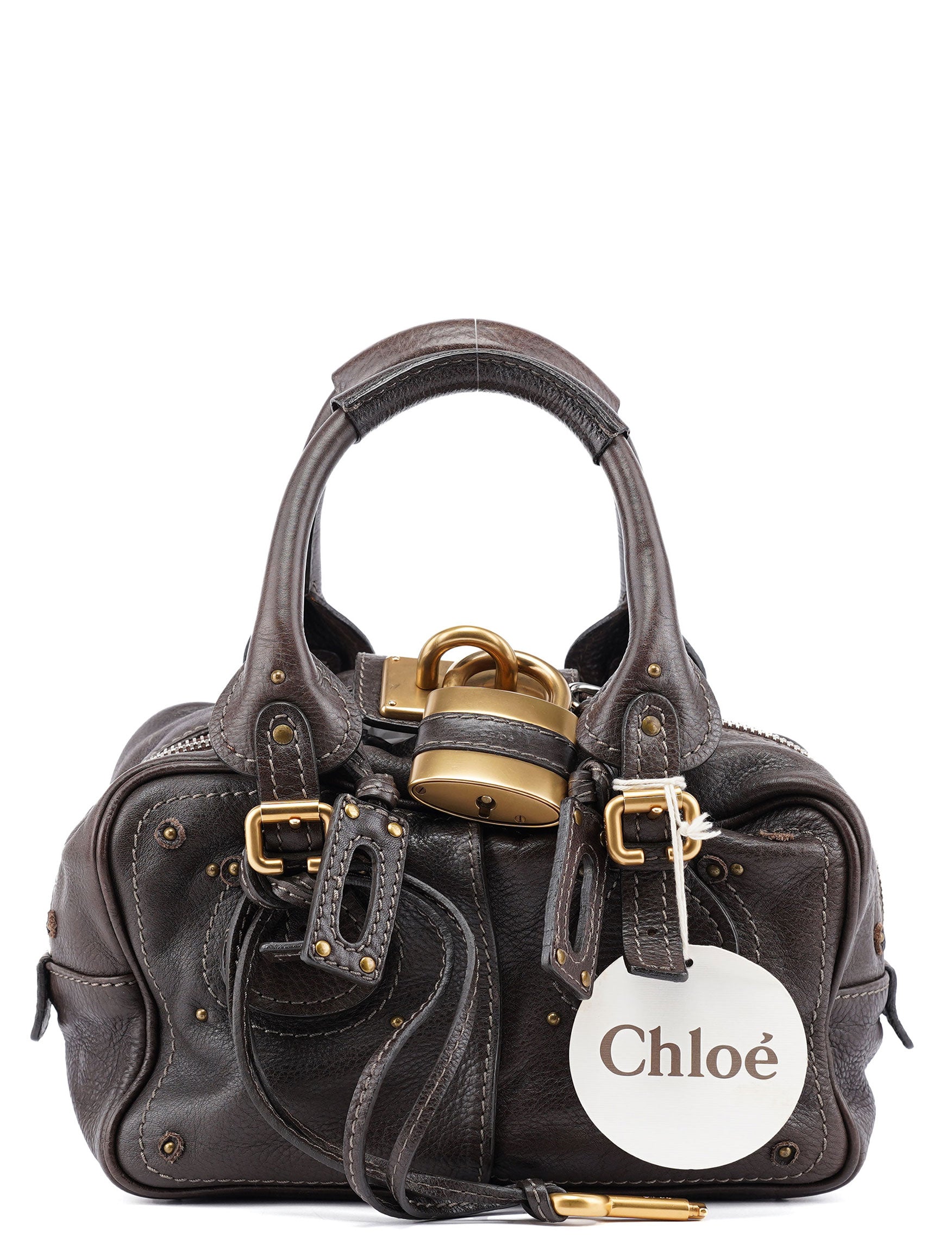 Brown Leather Paddington Shoulder Bag