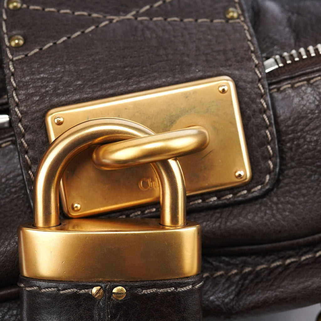 Brown Leather Paddington Shoulder Bag