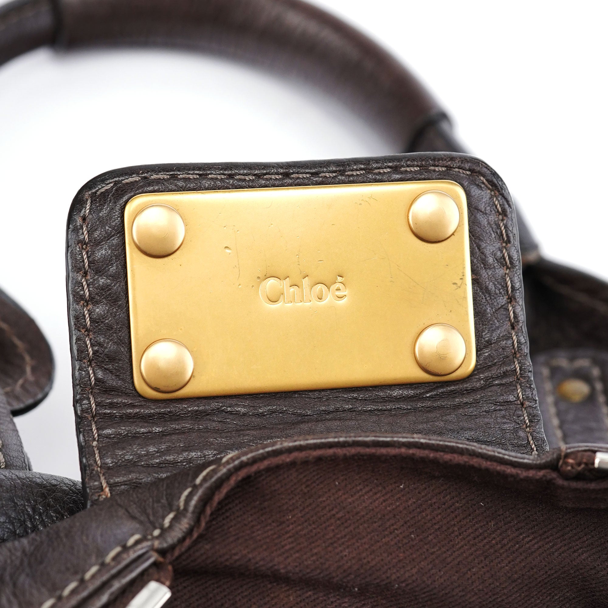 Brown Leather Paddington Shoulder Bag