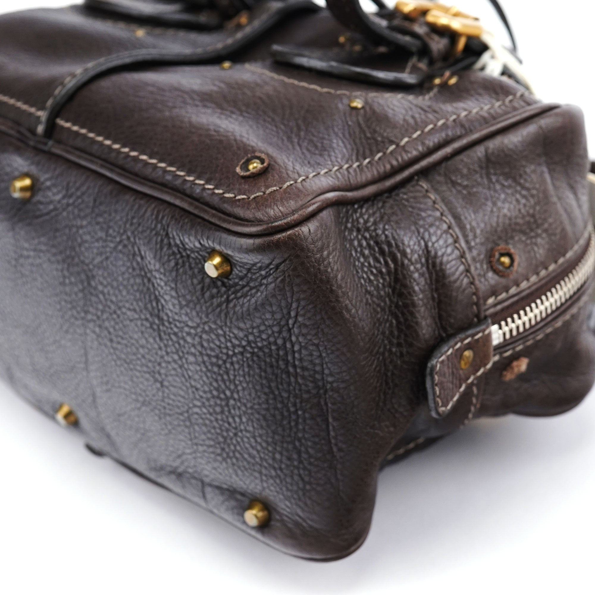 Brown Leather Paddington Shoulder Bag