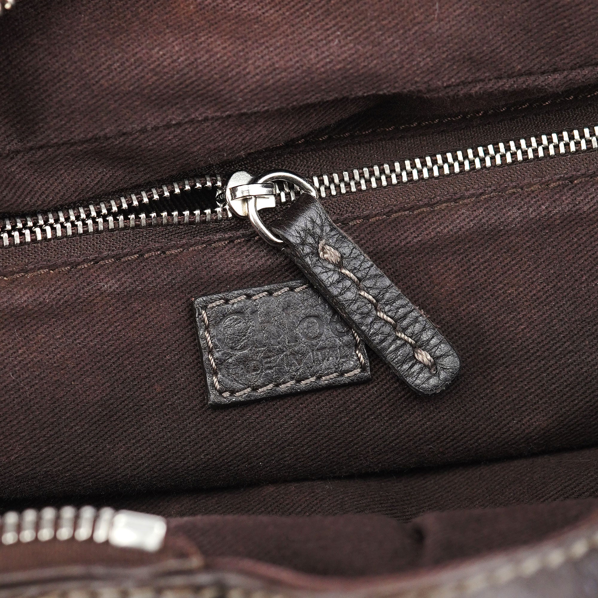 Brown Leather Paddington Shoulder Bag
