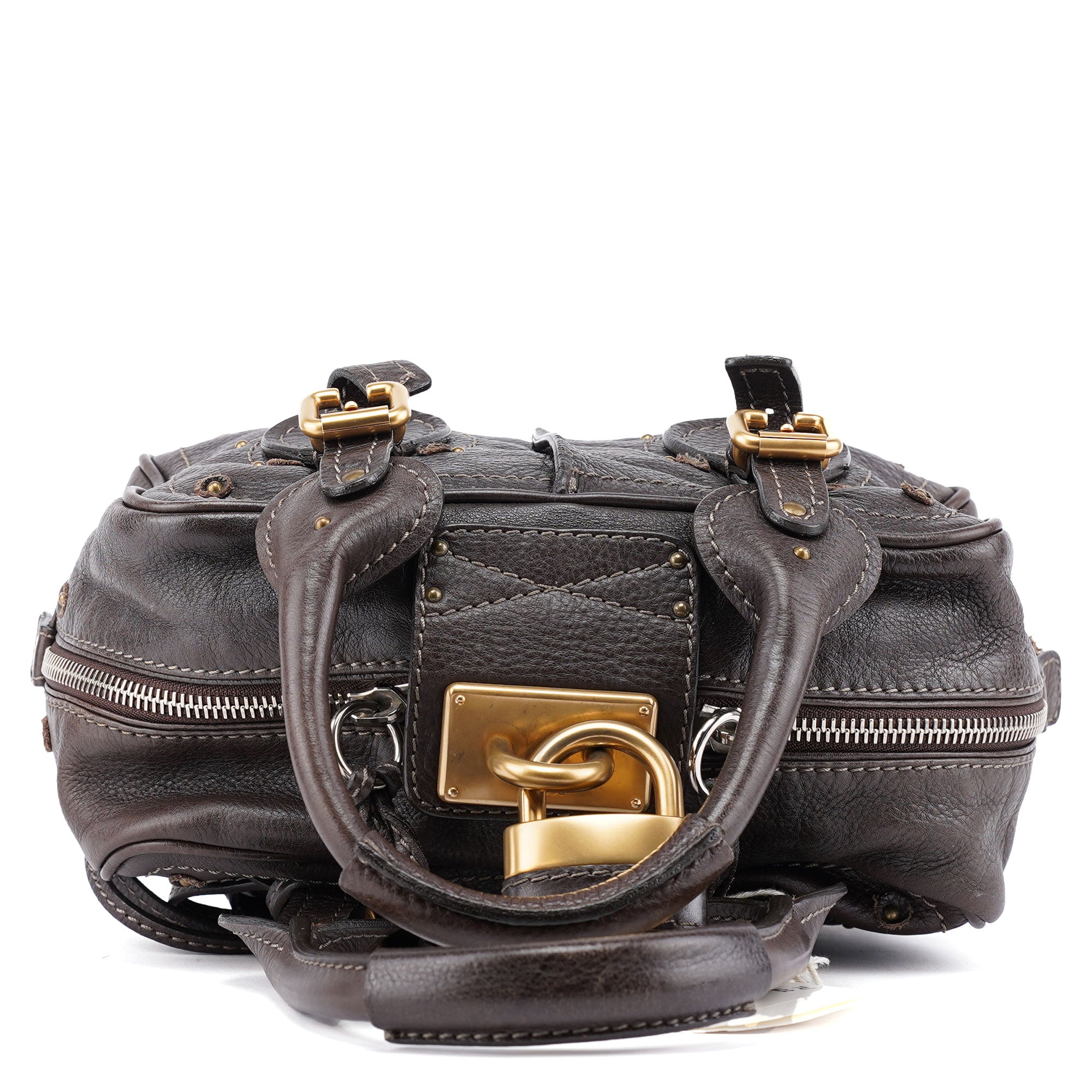 Brown Leather Paddington Shoulder Bag