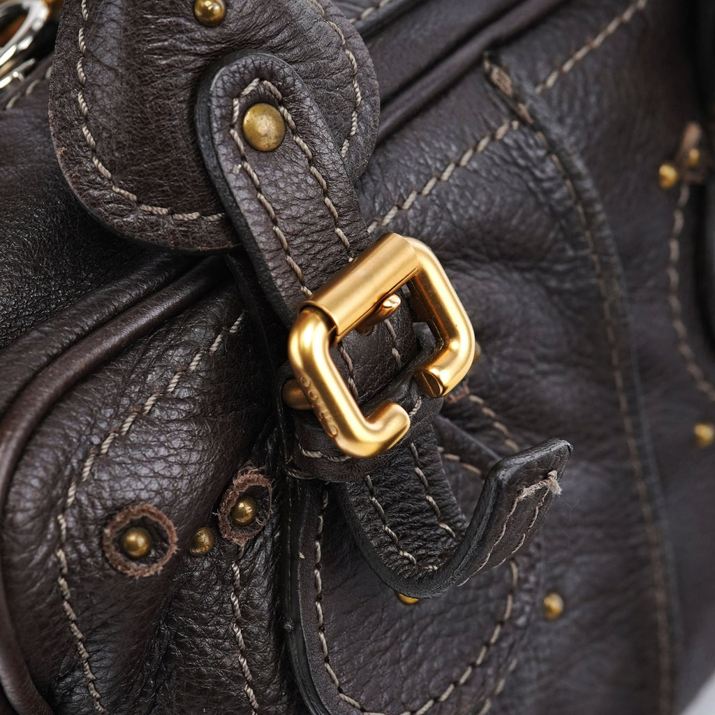 Brown Leather Paddington Shoulder Bag