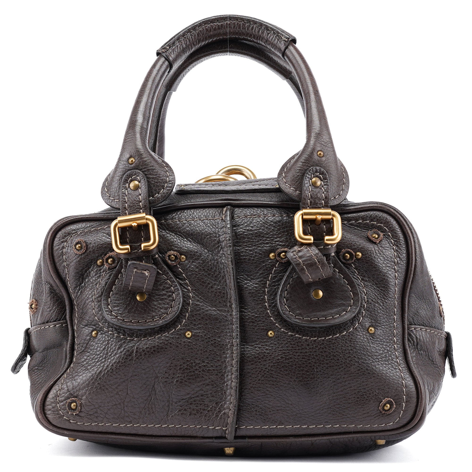 Brown Leather Paddington Shoulder Bag