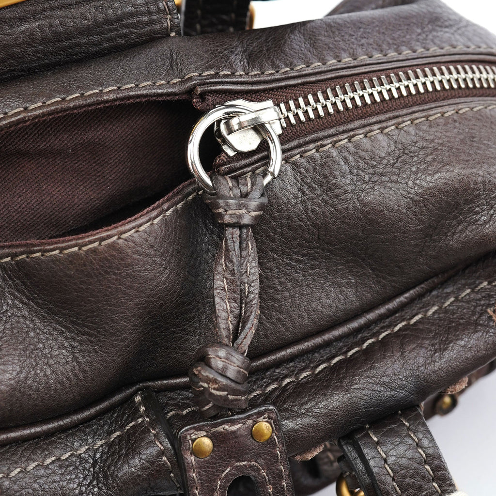 Brown Leather Paddington Shoulder Bag