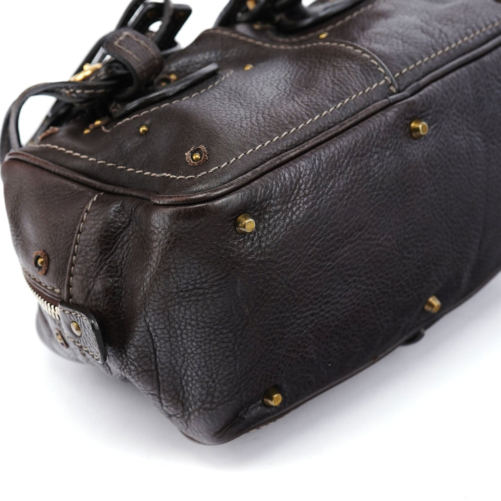 Brown Leather Paddington Shoulder Bag