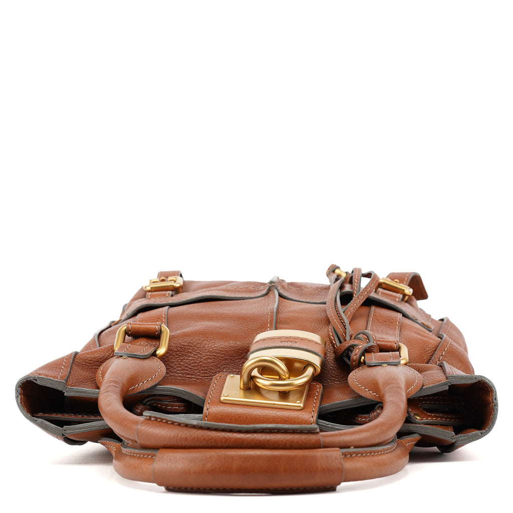 Brown Leather Paddington Tote Bag