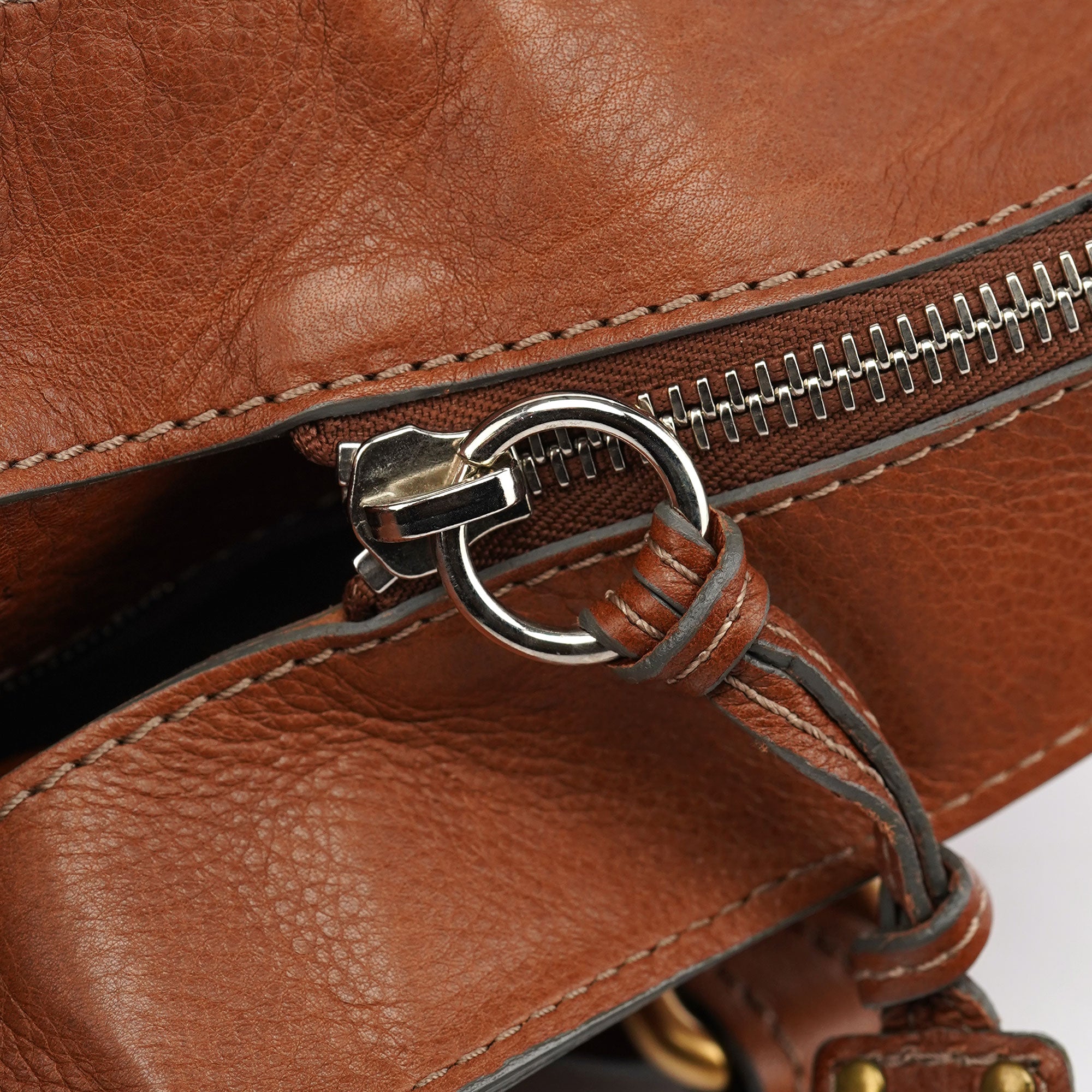 Brown Leather Paddington Tote Bag