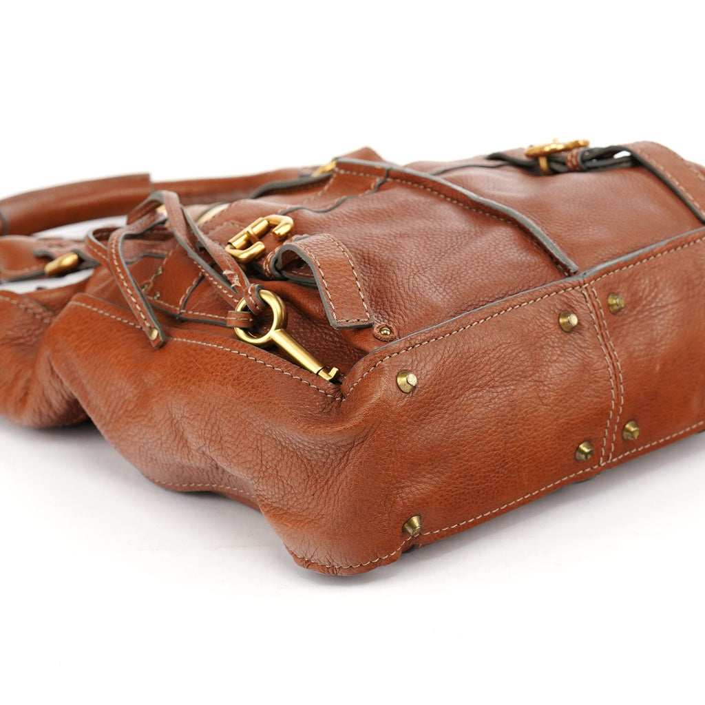 Brown Leather Paddington Tote Bag