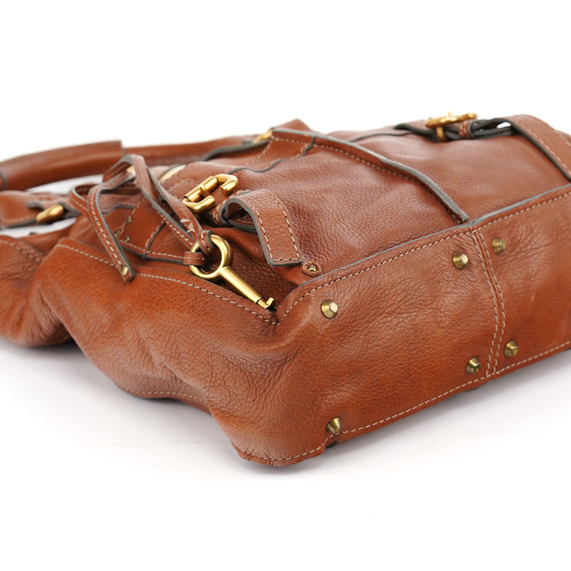 Brown Leather Paddington Tote Bag