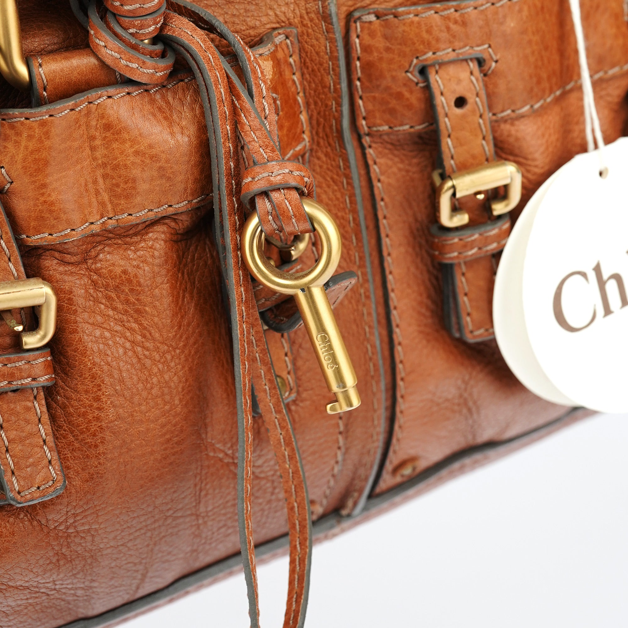 Brown Leather Paddington Tote Bag