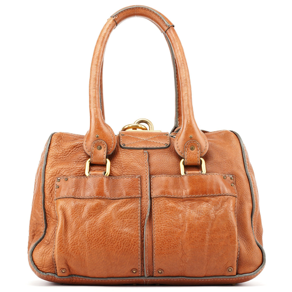Brown Leather Paddington Tote Bag