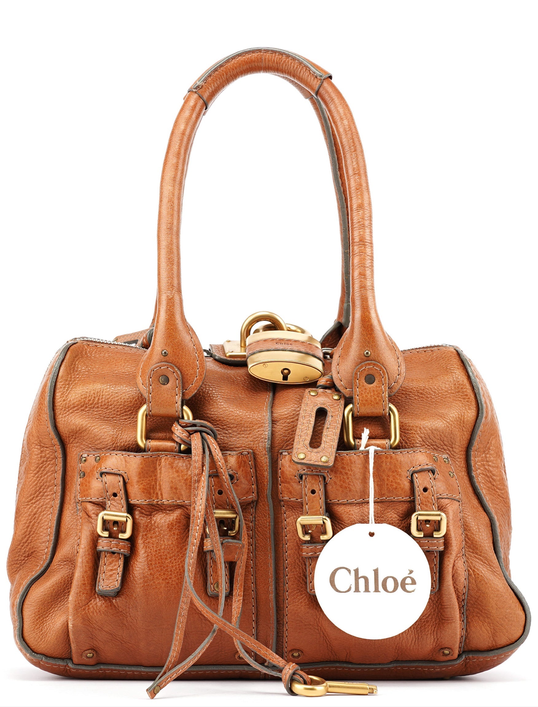 Brown Leather Paddington Tote Bag