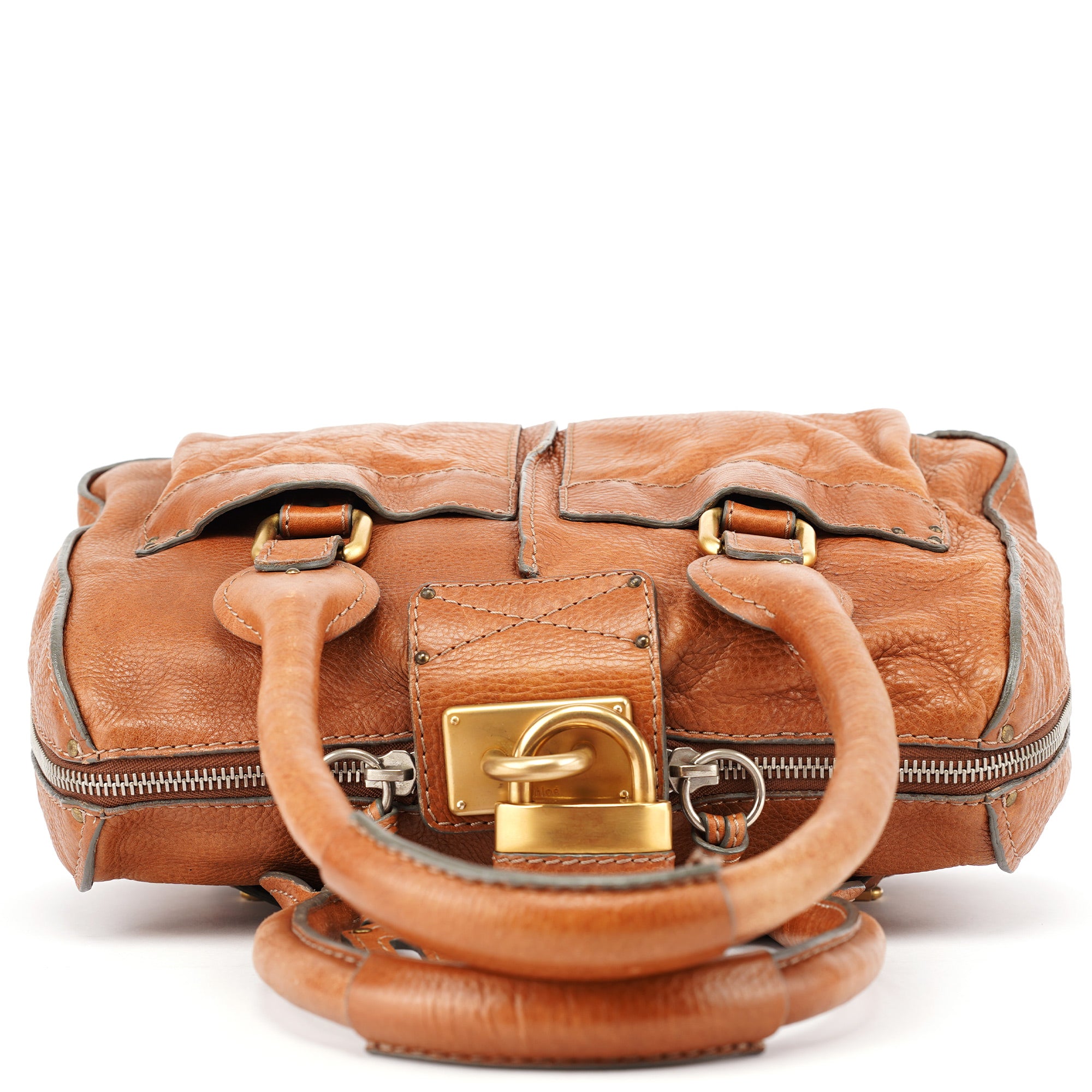 Brown Leather Paddington Tote Bag