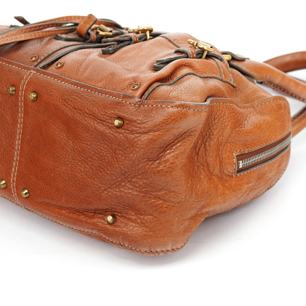 Brown Leather Paddington Tote Bag