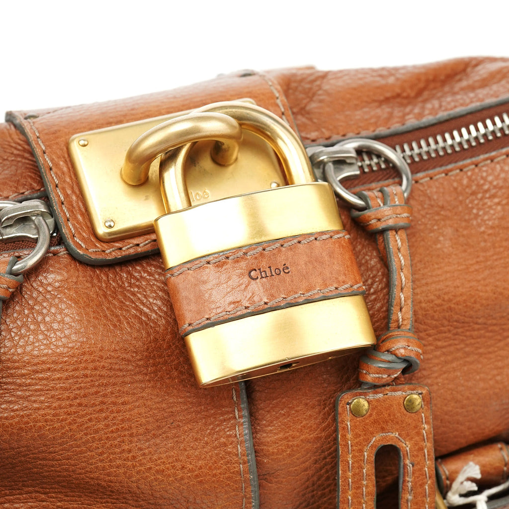 Brown Leather Paddington Tote Bag