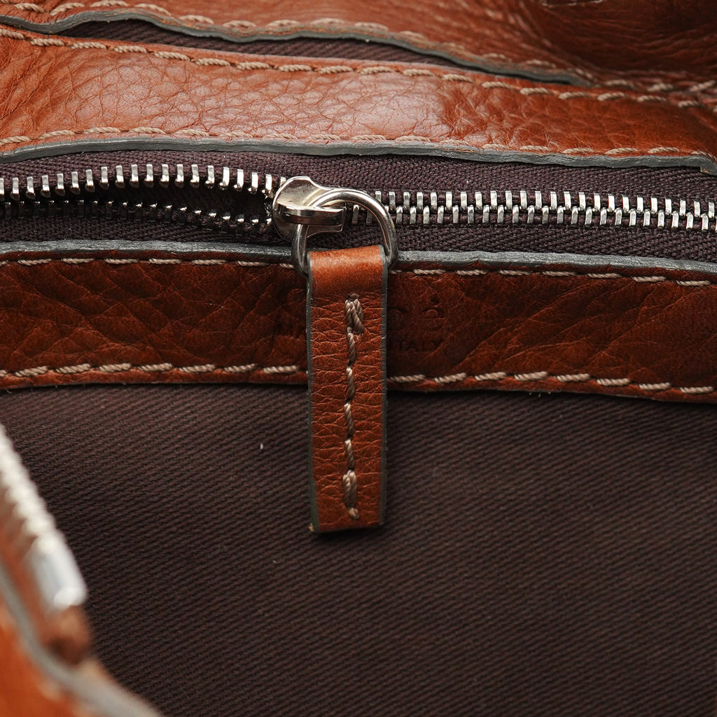 Brown Leather Paddington Tote Bag