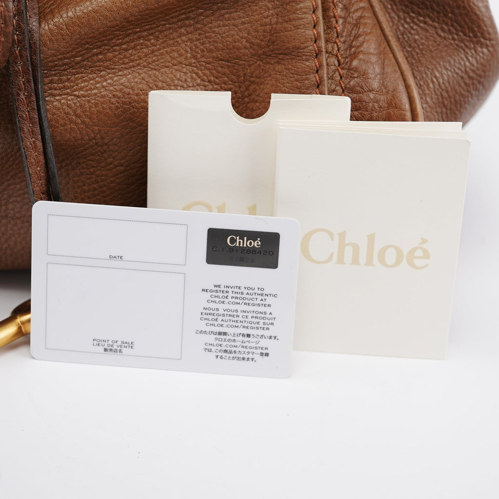 Brown Leather Paddington Tote Bag