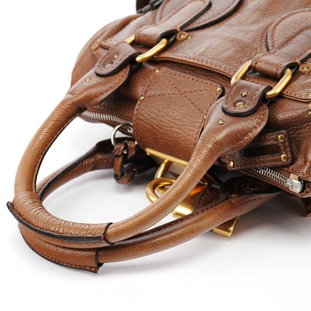 Brown Leather Paddington Tote Bag