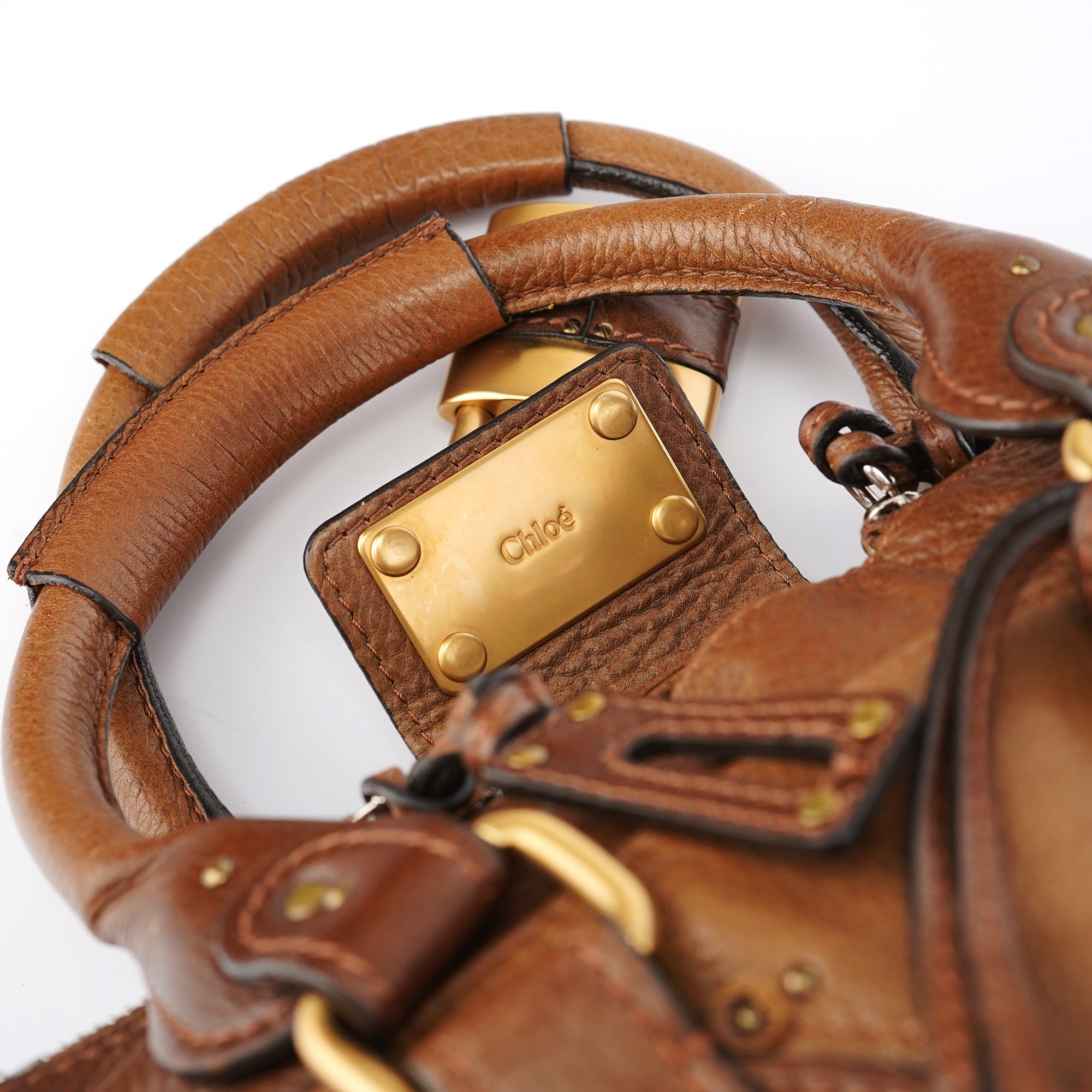 Brown Leather Paddington Tote Bag