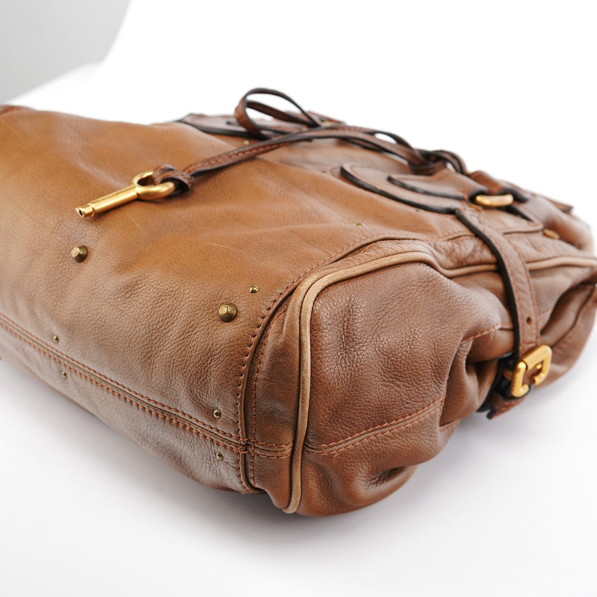 Brown Leather Paddington Tote Bag