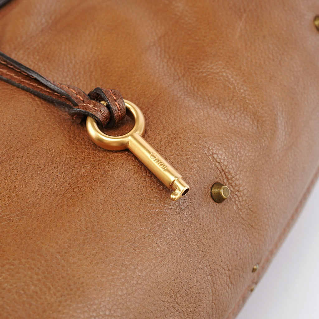 Brown Leather Paddington Tote Bag