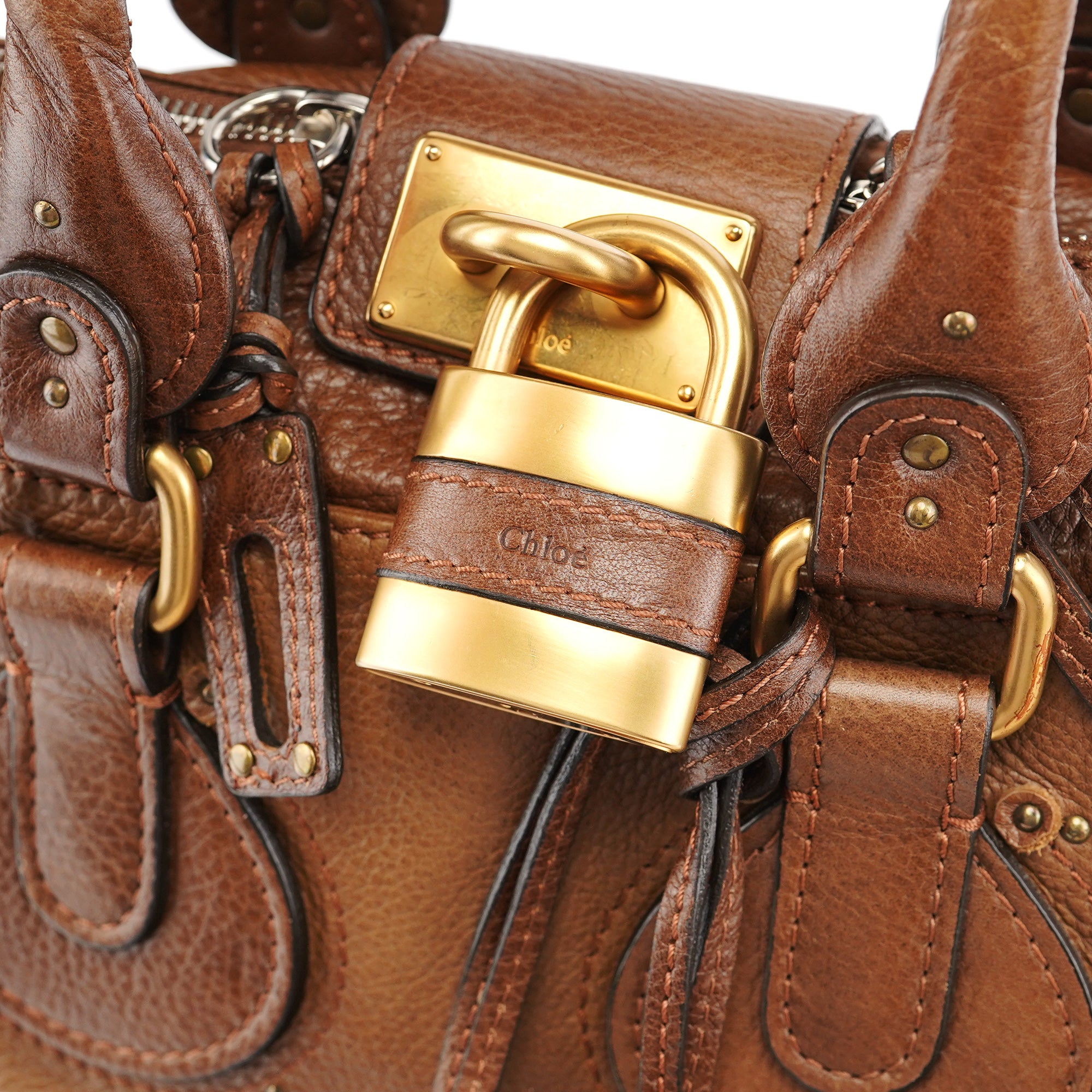 Brown Leather Paddington Tote Bag