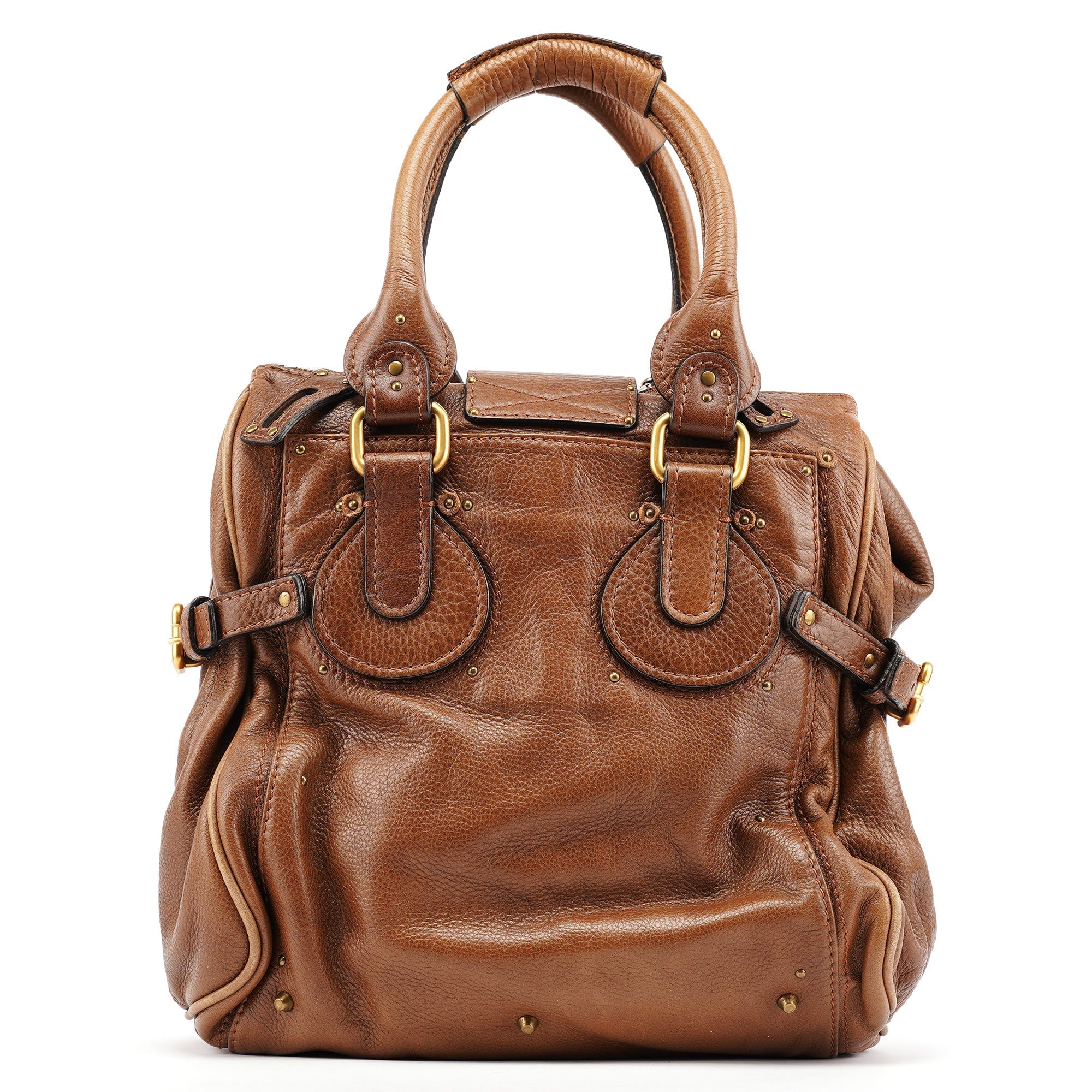 Brown Leather Paddington Tote Bag