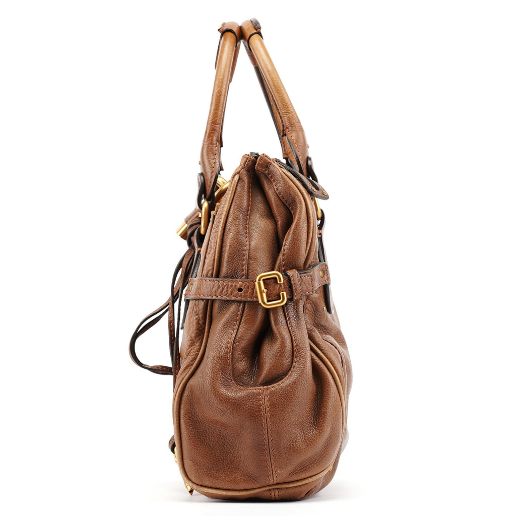 Brown Leather Paddington Tote Bag