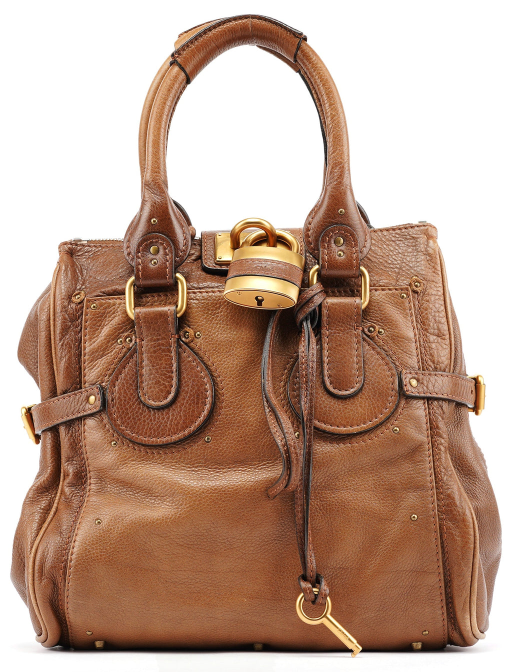Brown Leather Paddington Tote Bag