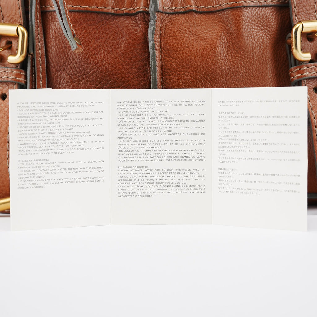Brown Leather Paddington Tote Bag