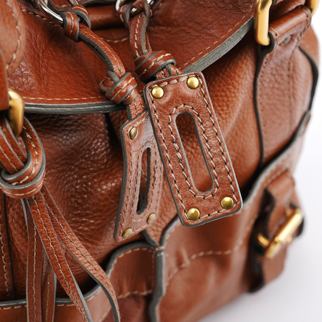 Brown Leather Paddington Tote Bag