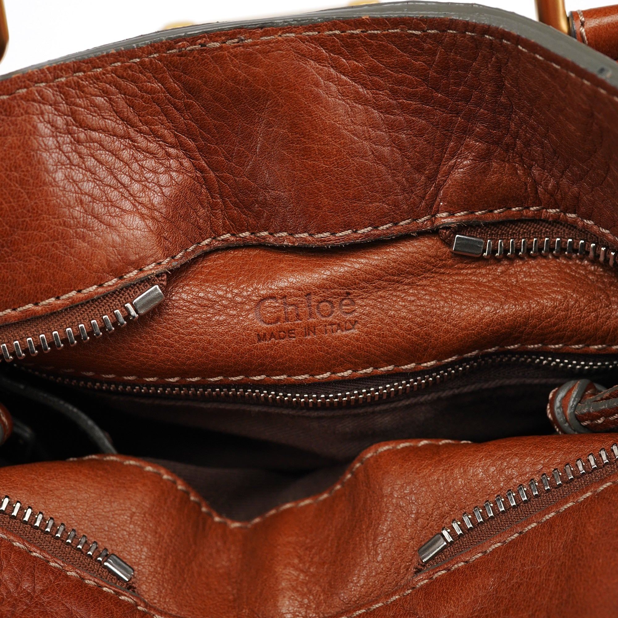 Brown Leather Paddington Tote Bag