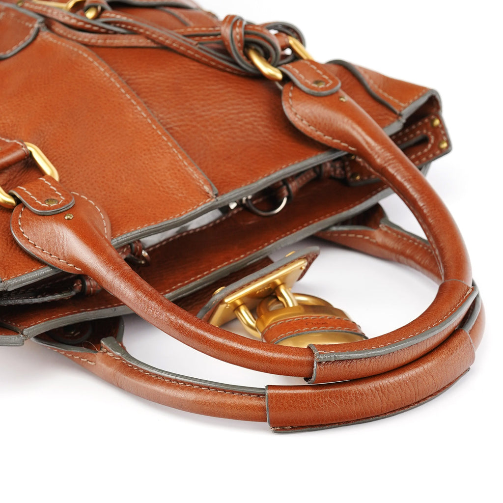 Brown Leather Paddington Tote Bag