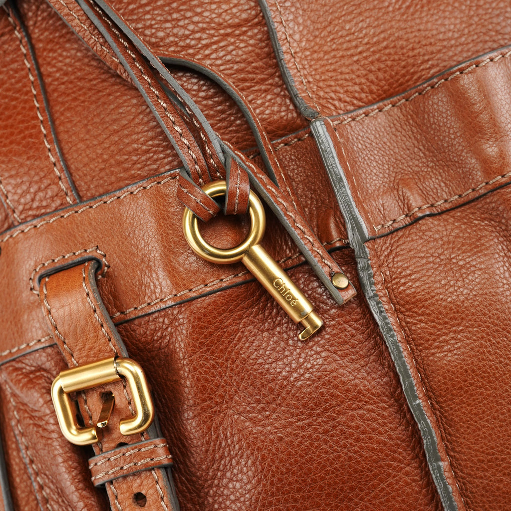 Brown Leather Paddington Tote Bag