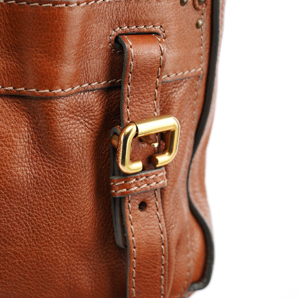 Brown Leather Paddington Tote Bag