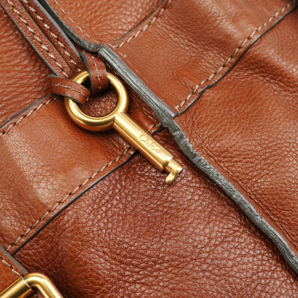 Brown Leather Paddington Tote Bag