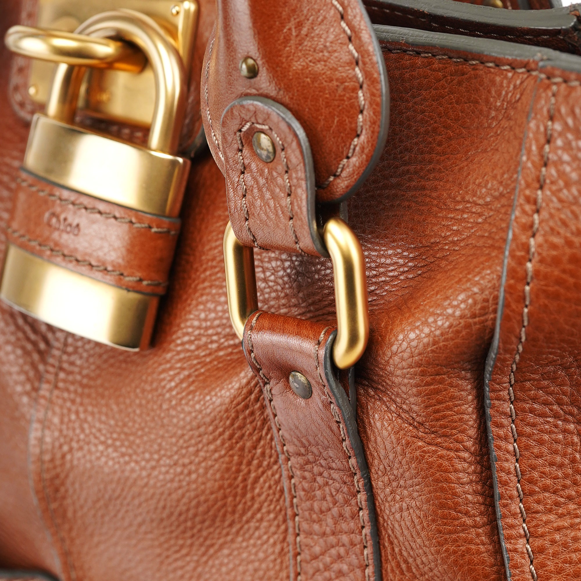 Brown Leather Paddington Tote Bag