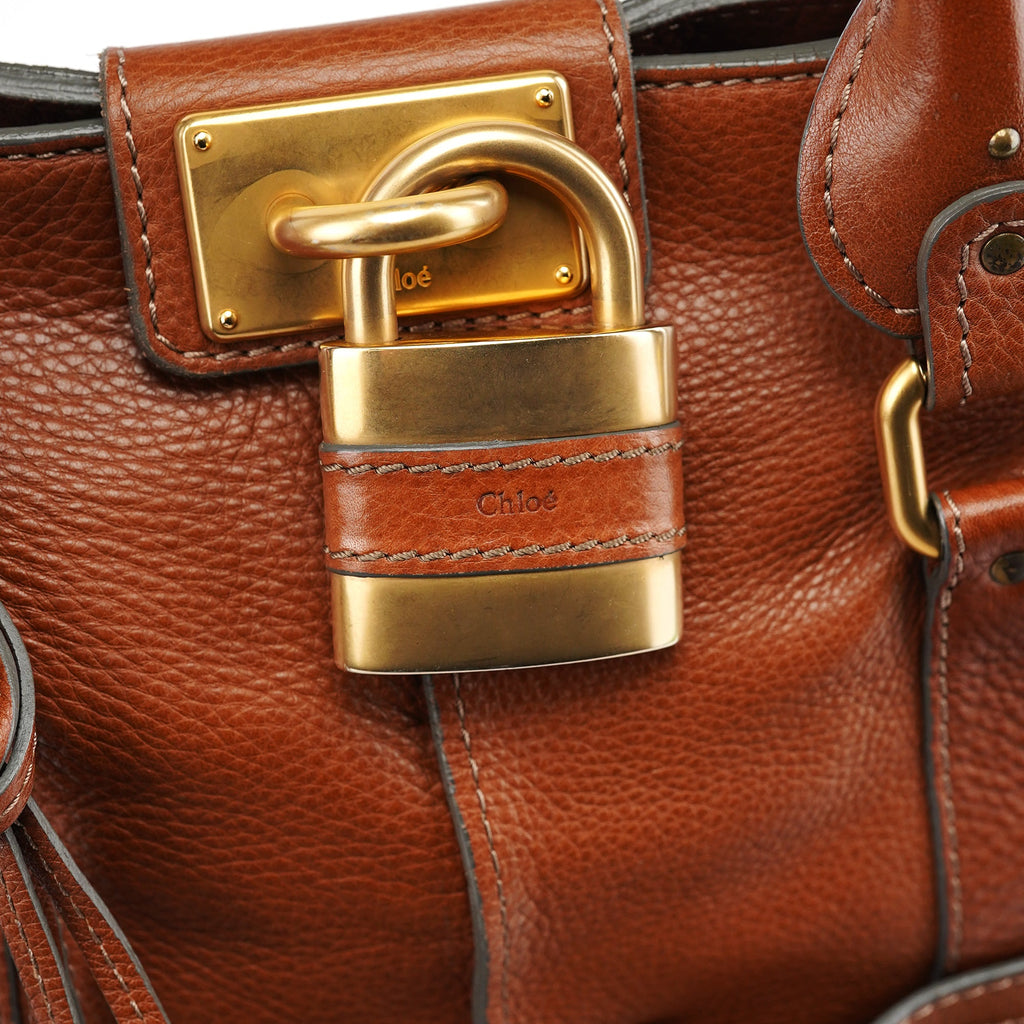 Brown Leather Paddington Tote Bag