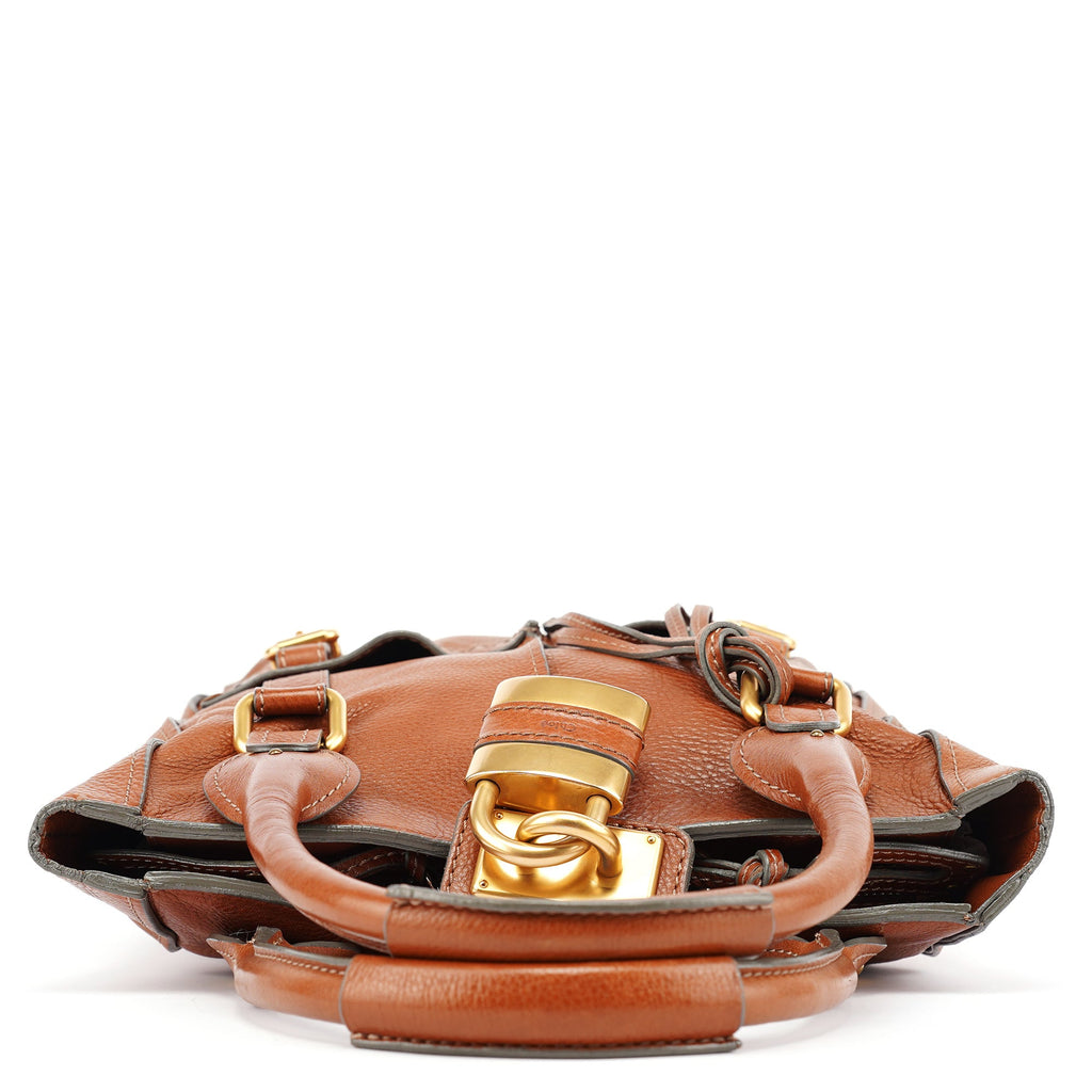 Brown Leather Paddington Tote Bag