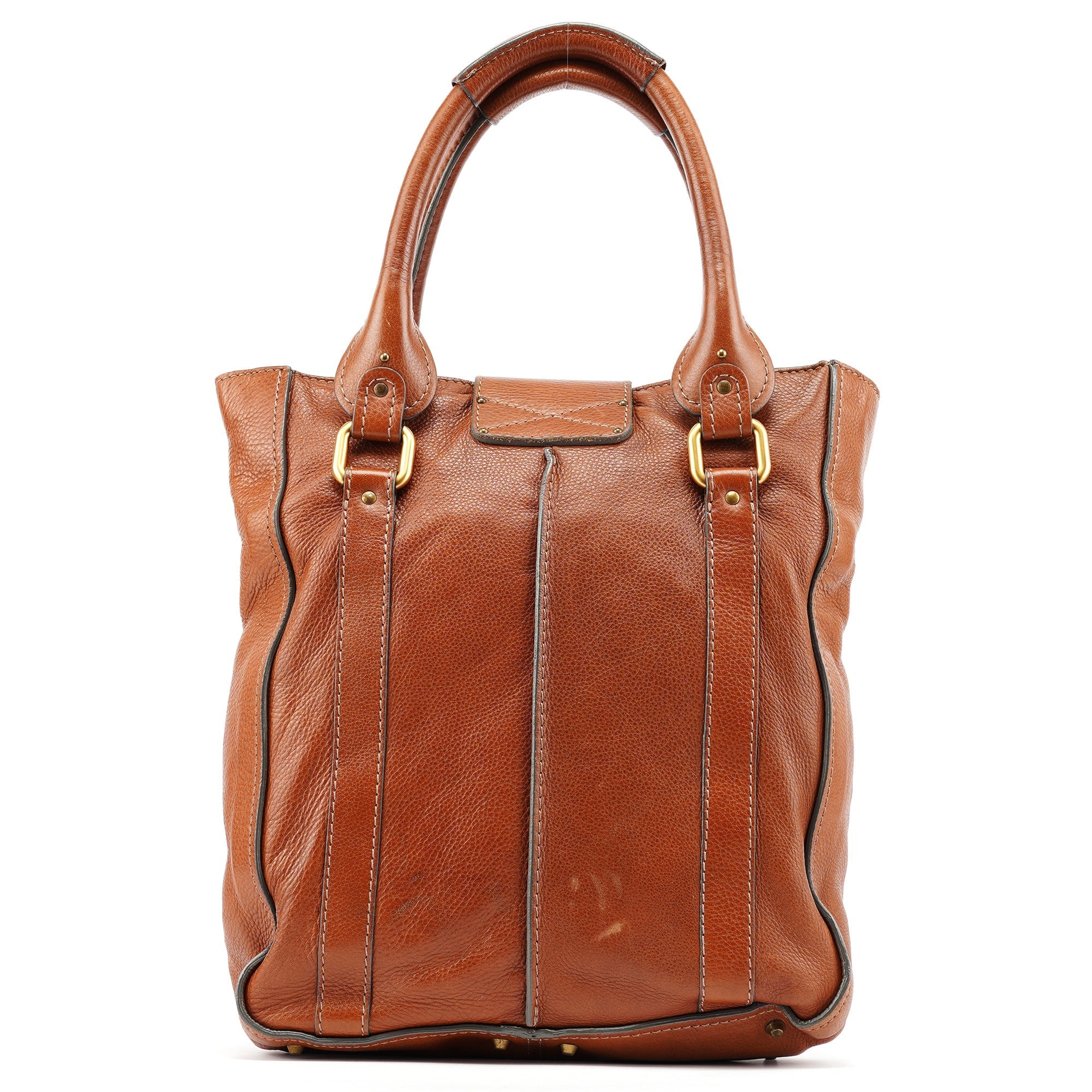 Brown Leather Paddington Tote Bag