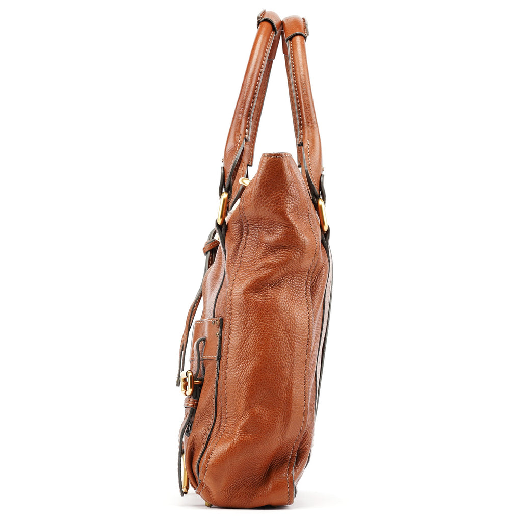 Brown Leather Paddington Tote Bag
