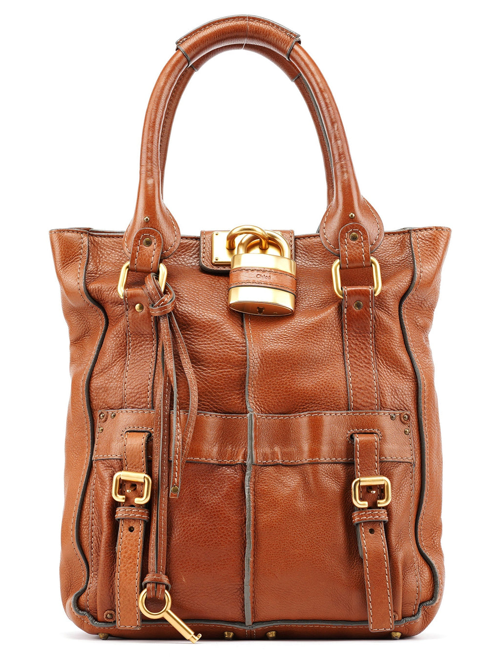 Brown Leather Paddington Tote Bag