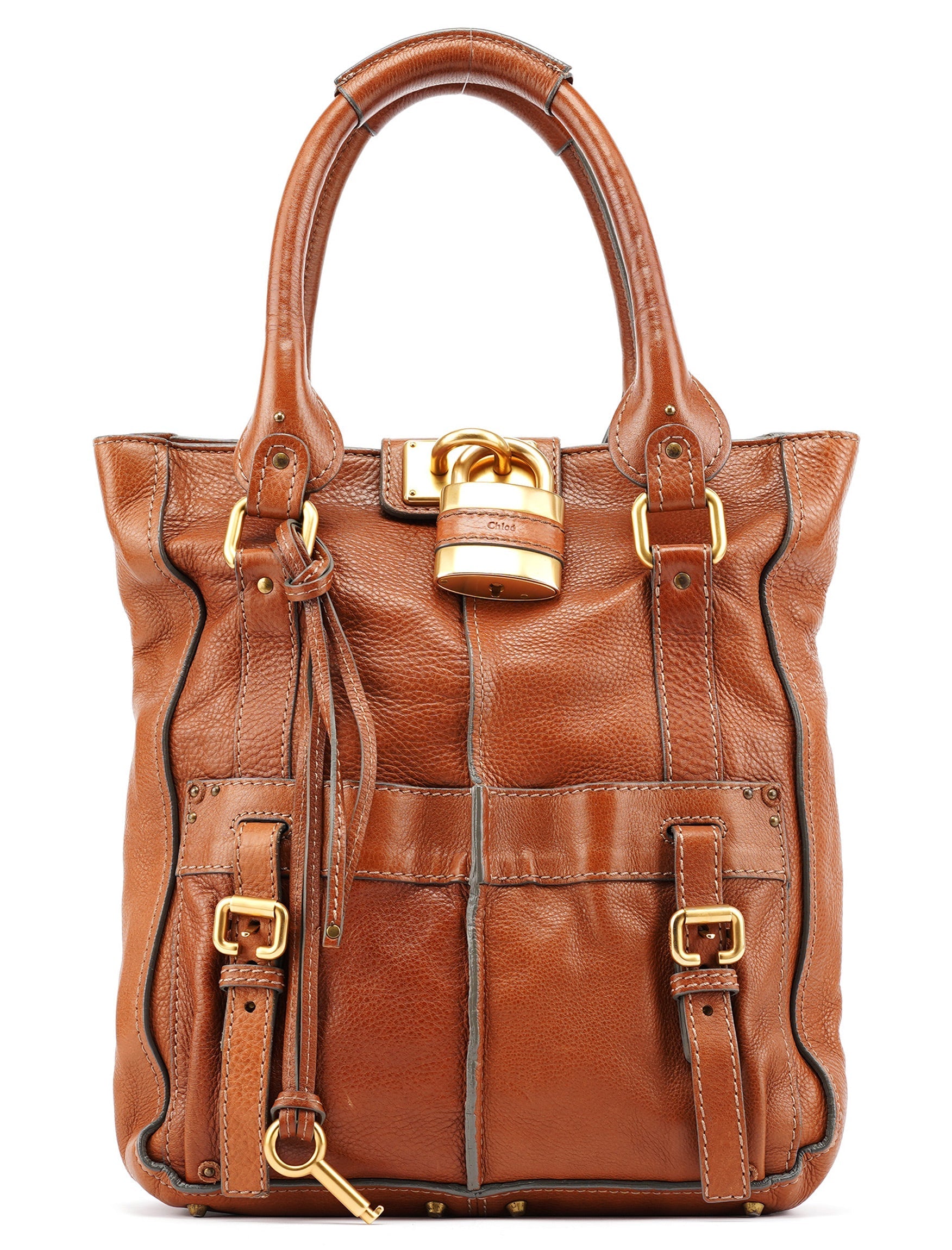 Brown Leather Paddington Tote Bag