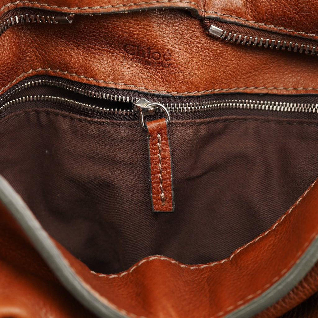 Brown Leather Paddington Tote Bag