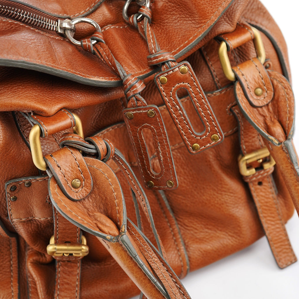 Brown Leather Paddington Tote Bag