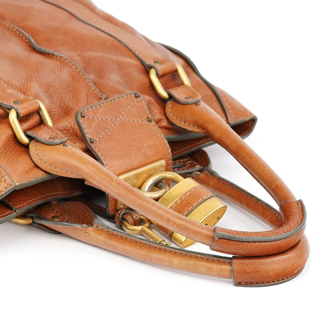 Brown Leather Paddington Tote Bag